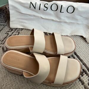 Nisolo Ellie All-Day Clog size 8 in Bone